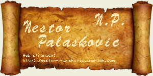 Nestor Palasković vizit kartica